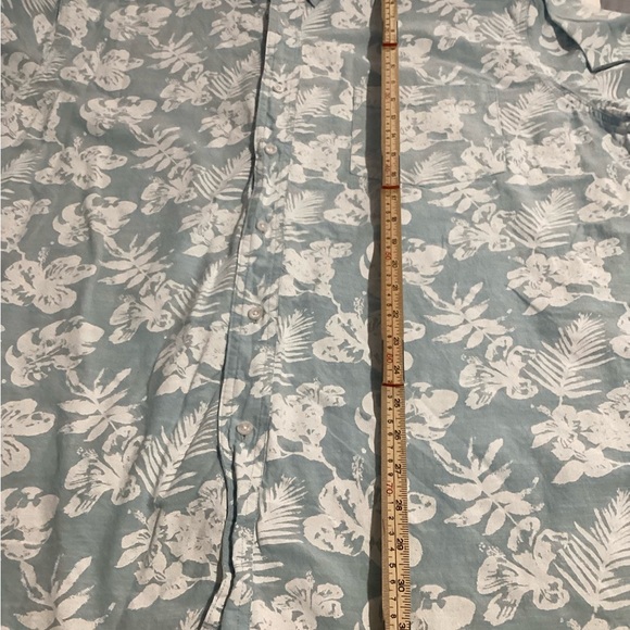 Chaps coastland wash Chambray men’s button down 2XB Shirt 100% Cotton - Picture 5 of 8